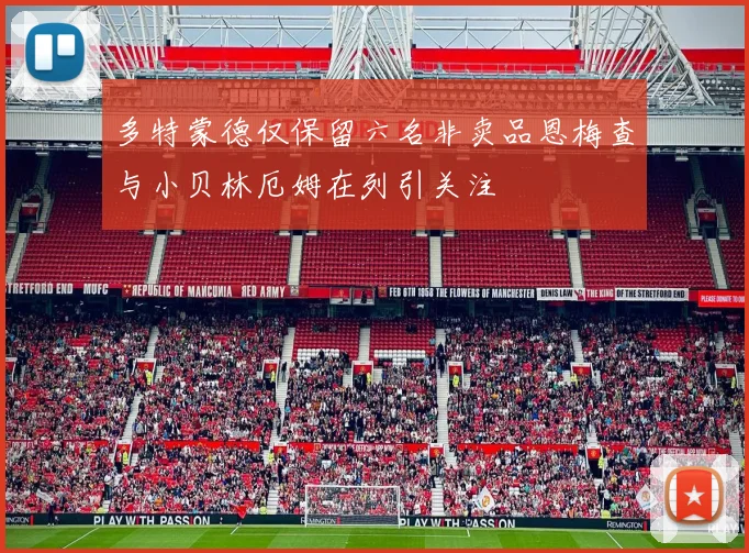 多特蒙德仅保留六名非卖品恩梅查与小贝林厄姆在列引关注